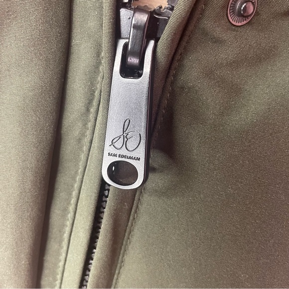 🧥Sam Edelman Olive Winter Coat with Faux Fur 🧥 - Picture 12 of 15